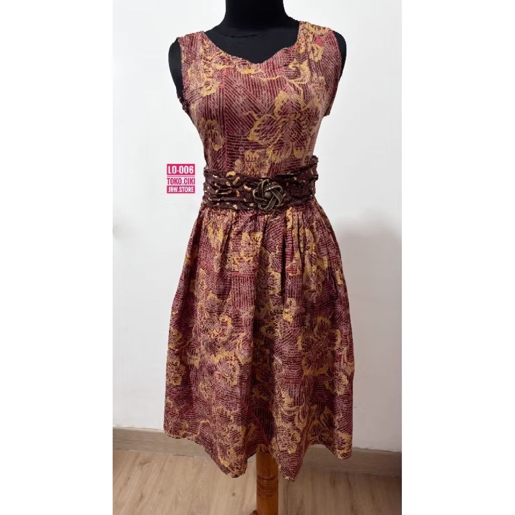 [LO-006] ใหม่ผู้หญิง BATIK DRESS
