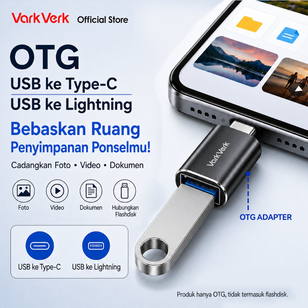 OTG USB A ถึง Lightning USB A ถึง Type C อะแดปเตอร์ OTG iPhone OTG Android USB 3.0 Flashdisk เมาส์คี