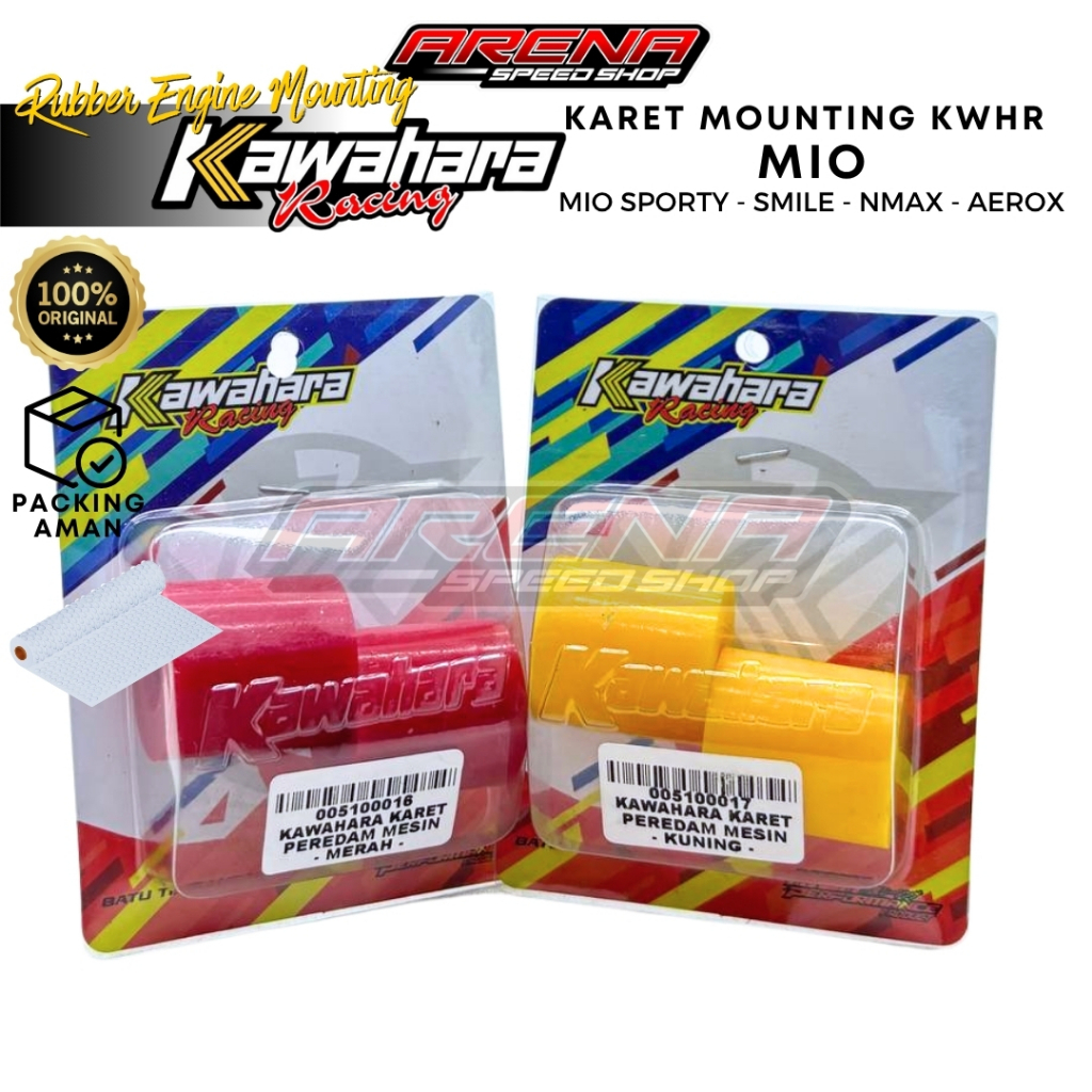 Kawahara ยางยึดเครื่องยนต์ Mio ยางยึด Mio Sporty Smile Nmax Aerox Original Kawahara