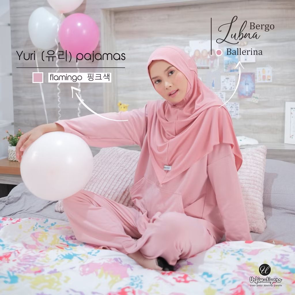 URFIMUSYARO - YURI PAJAMAS | ผู้หญิง pajamas | เซตชุดนอนผู้หญิง | ชุดนอนแขนยาวผู้หญิง | ชุดนอนเด็กเท