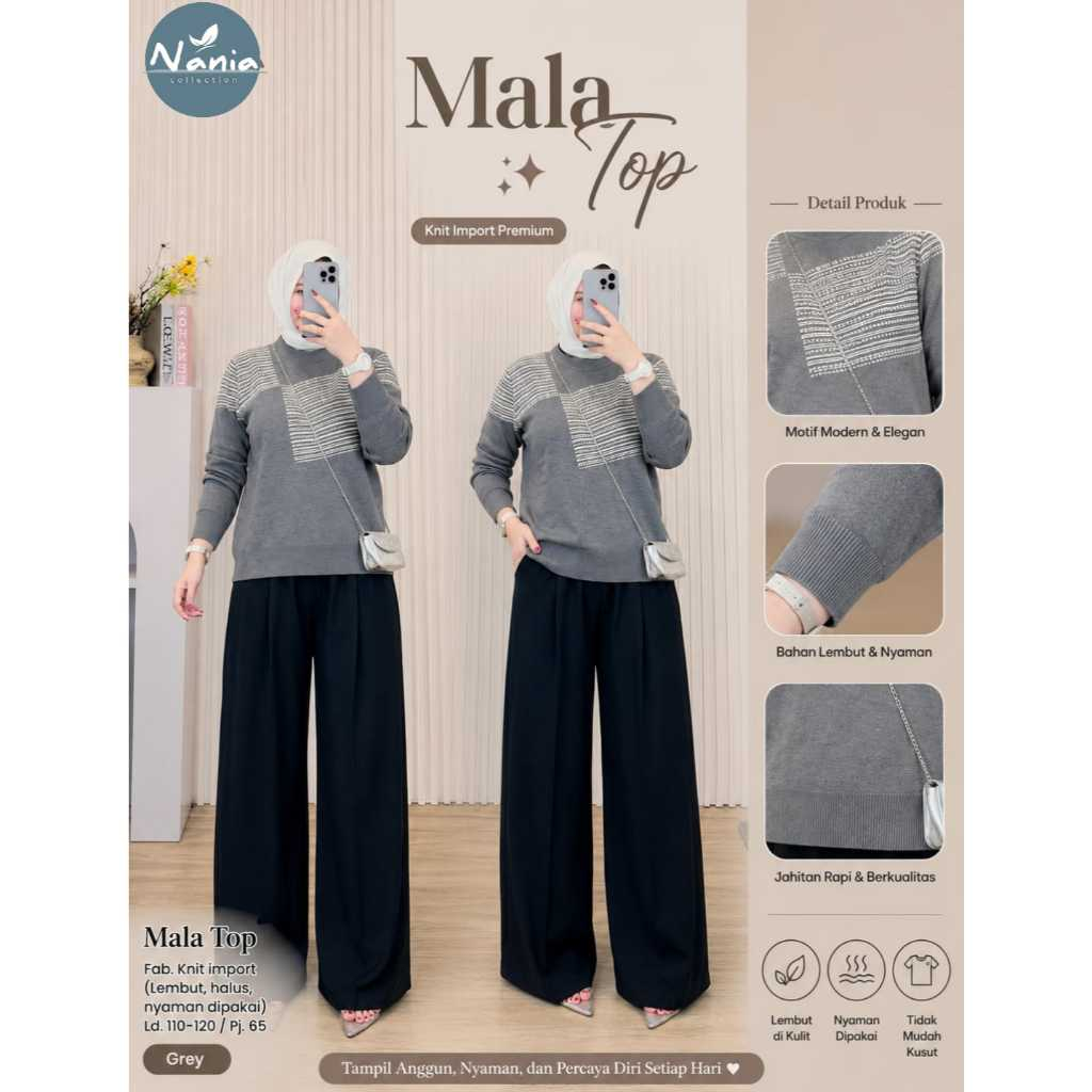 HQ เสื้อผ้าผู้หญิง MALA TOP จาก NAnIA FASHION STORE