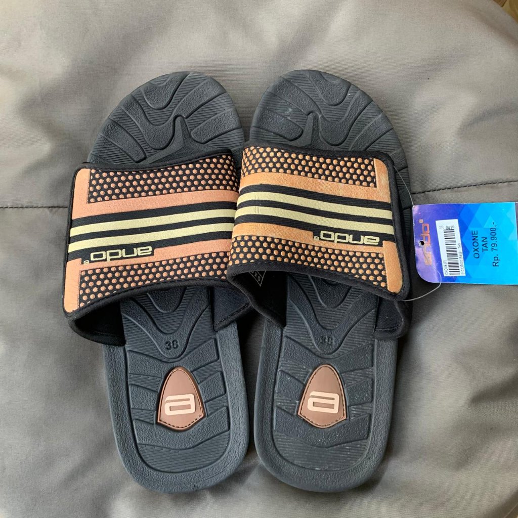 รองเท้าแตะ ANDO - OXONE - ไซส์ 38-42 - Slio on Sandals - รองเท้าแตะผู้ชาย