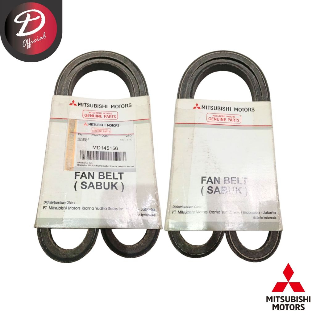 FAN BELT VAN BELT FAN BELT MITSUBISHI T120SS 1.3 1,300cc MD145156 Mitsubishi ของแท้ 100% Part MKSI