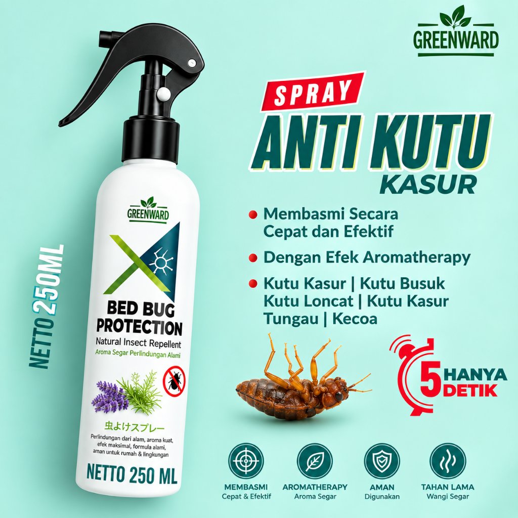 Greenward Aromatic Bed Bugs Spray Bed Bugs Killer Liquid