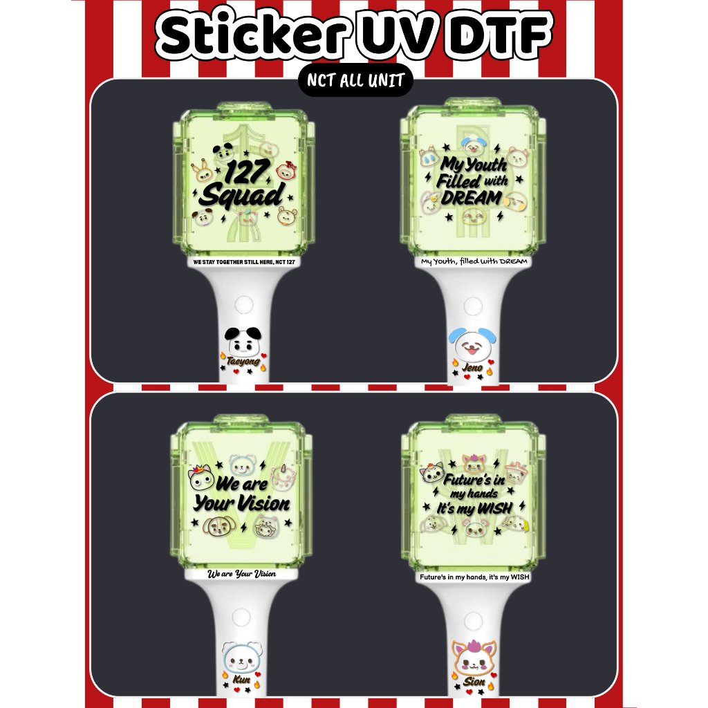 NCT DTF UV Sticker ทั้งหมดหน่วย