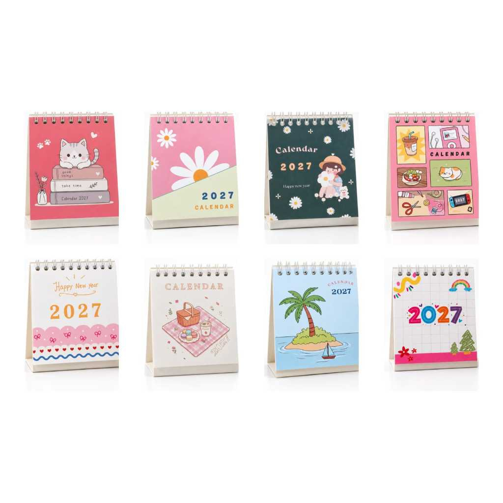 CALENDAR 2027 / MINI CALENDAR / DESK CALENDAR / AESTHETIC MINI CALENDAR / CALENDAR 2027