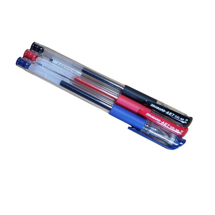 MERAH Standard AE7 Gel Pen NP 0.5 Black, Blue, Red Standard Pen (ราคาต่อ 1 ชิ้น)