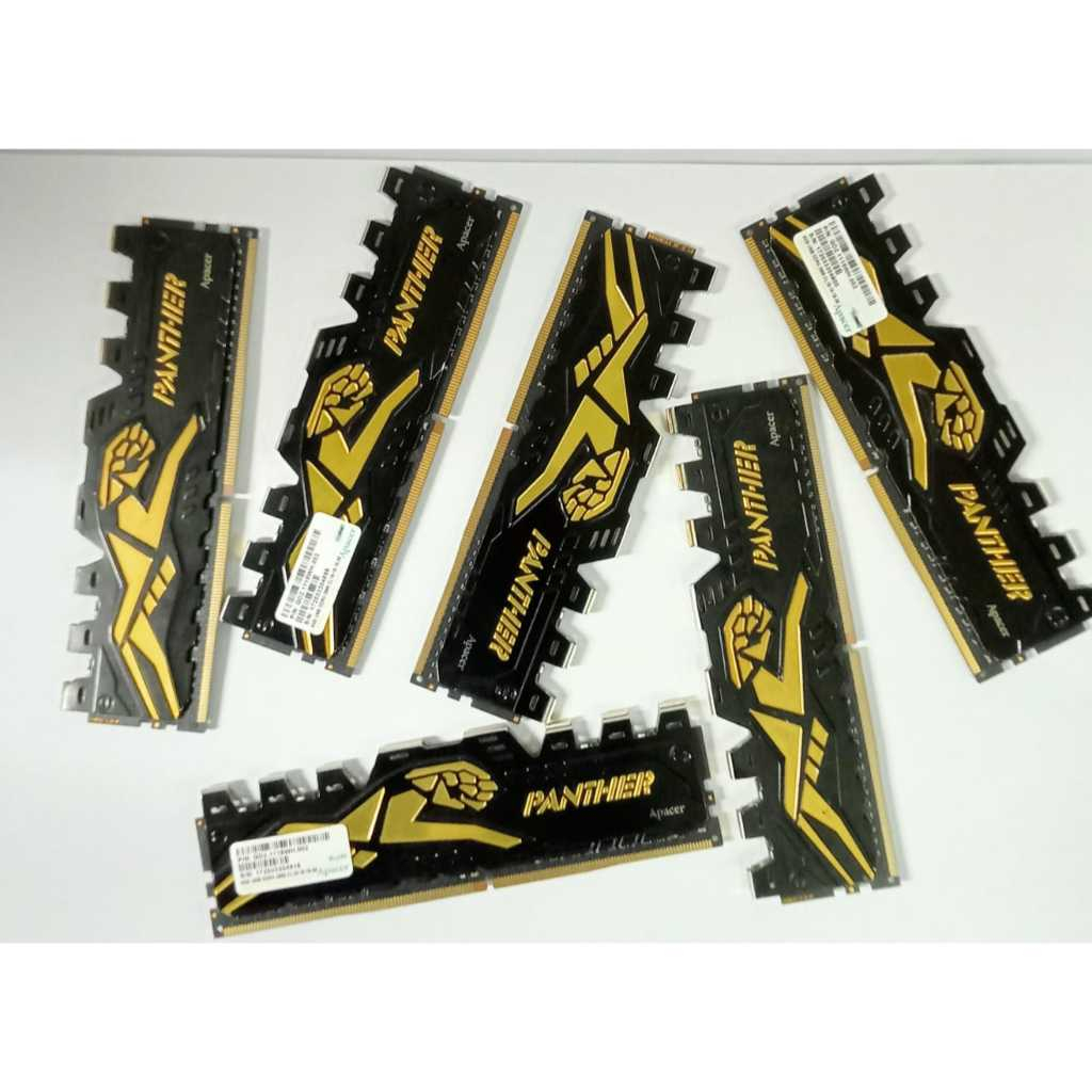 Apacer Panther DDR4 4GB PC 2666Mhz Black Longdimm Gaming PC Ram พร้อมฮีทซิงค์