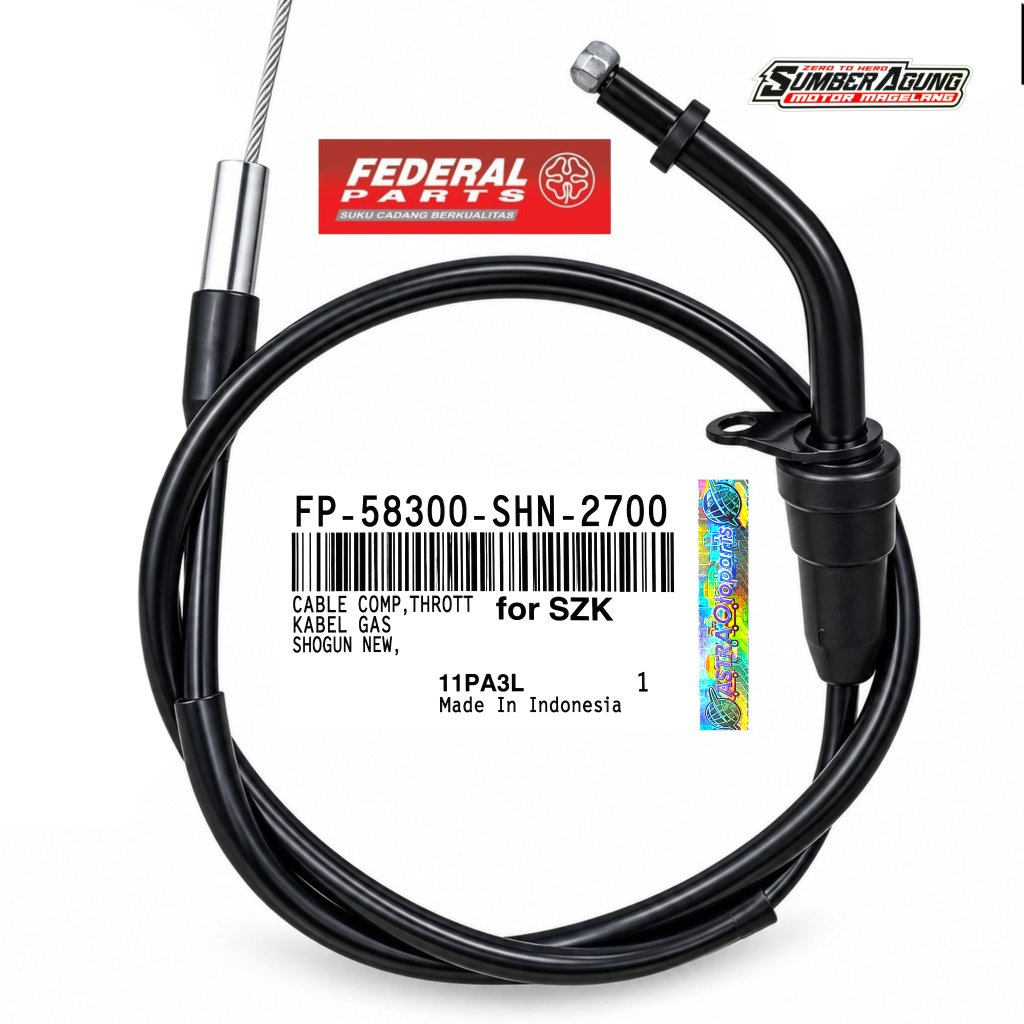 Shogun 110 110R 110 ใหม่ FD 110 Original Federal FP-58300-SHN-2700 สายแก๊ส
