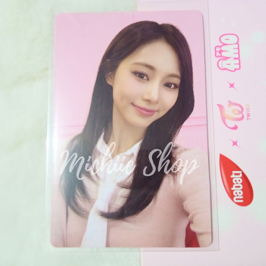 Tzuyu Twice x Nabati Strawberry Photocard | ภาพนาบาติ x Twice x Amo OFC