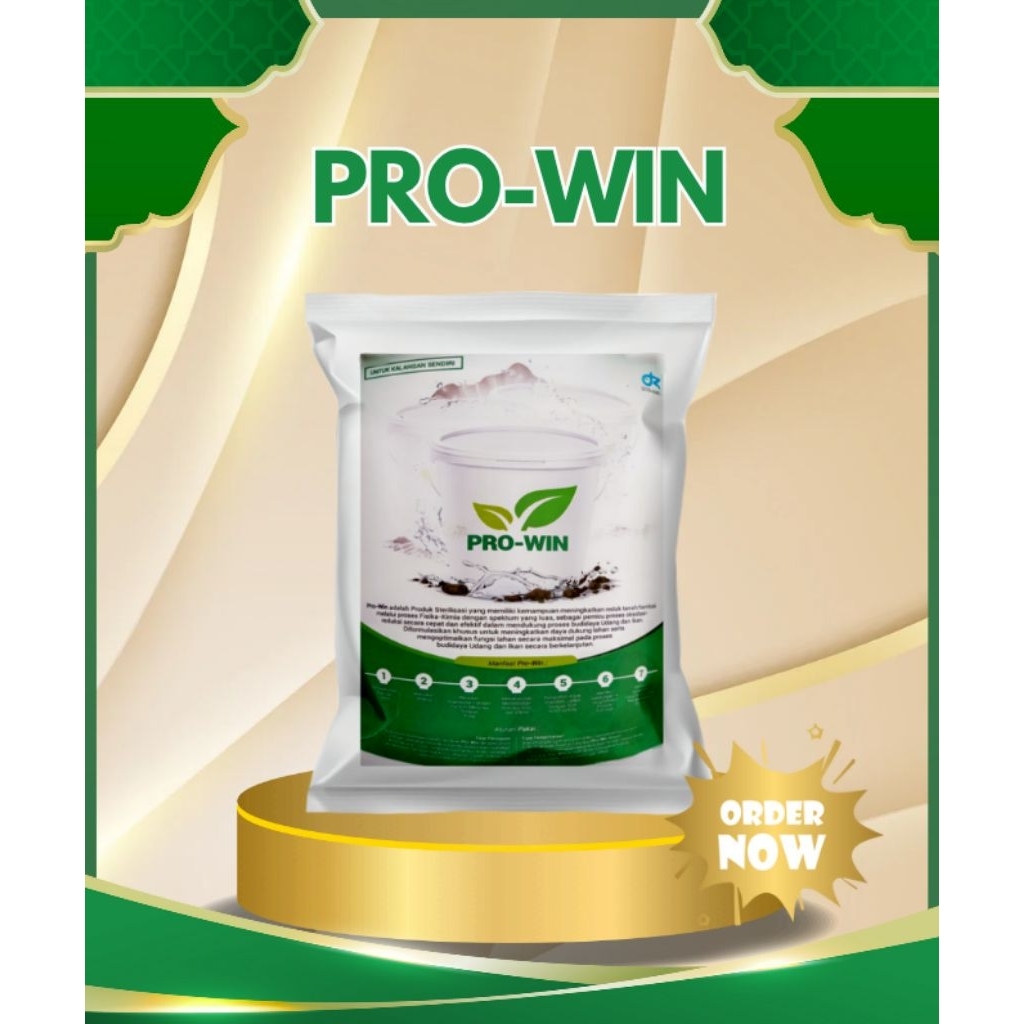 PRO-WIN (ANTI VIBRI)O @1KG --- เพื่อเพิ่มคุณภาพน้ํา