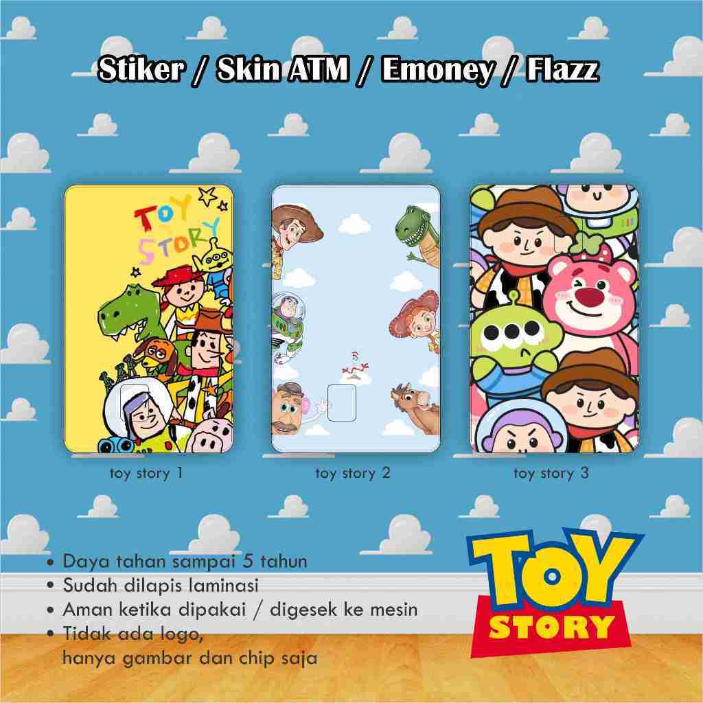 สติ๊กเกอร์ / Garskin / ATM Skin / Toy Story Garskin