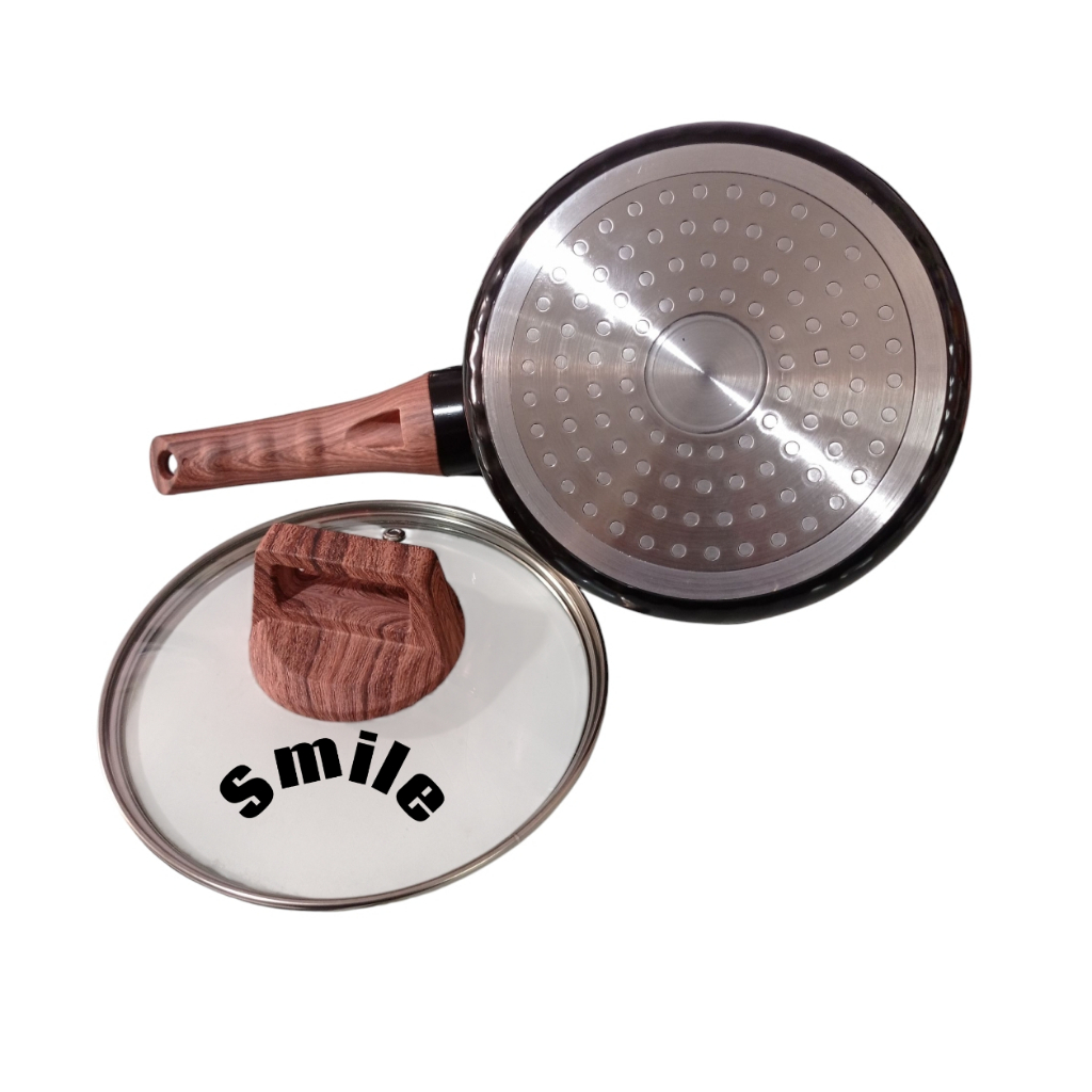 Supra Diecast Induction Marble Sauce Pan 20ซม