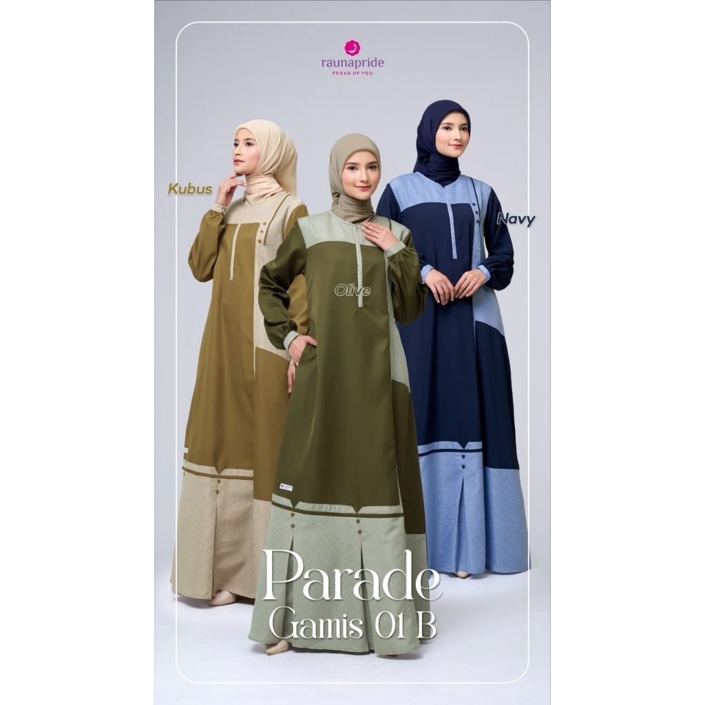 PG 01B/ Rauna Gamis/Gamis ผู้ใหญ่/Gamis ง่าย/Rauna PG 01B