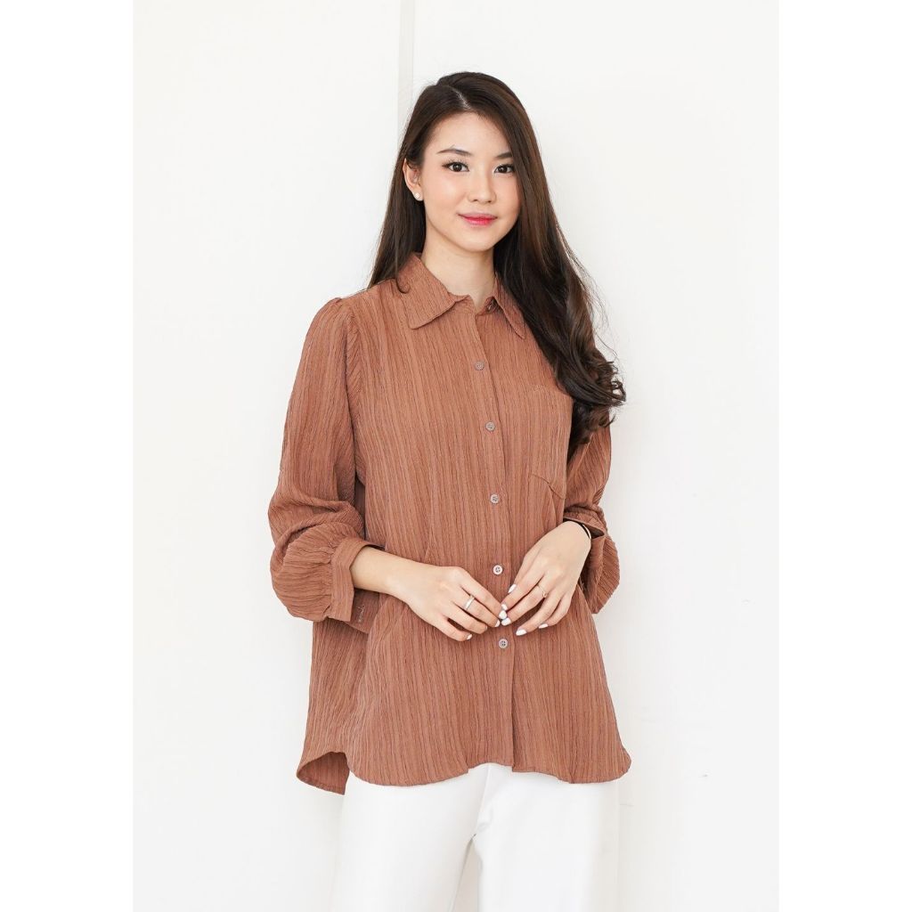 เสื้อ KEMEJA LEYONKA Nana 9C39