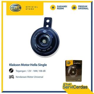 Klakson Motor Hella Motorcycle Single Horn 12V 108dB - Klakson Motorcycle