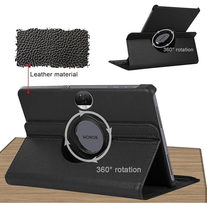 HONOR PAD 9 Case / HONOR PAD X8A Case / Flip Cover หนังโรตารียืน