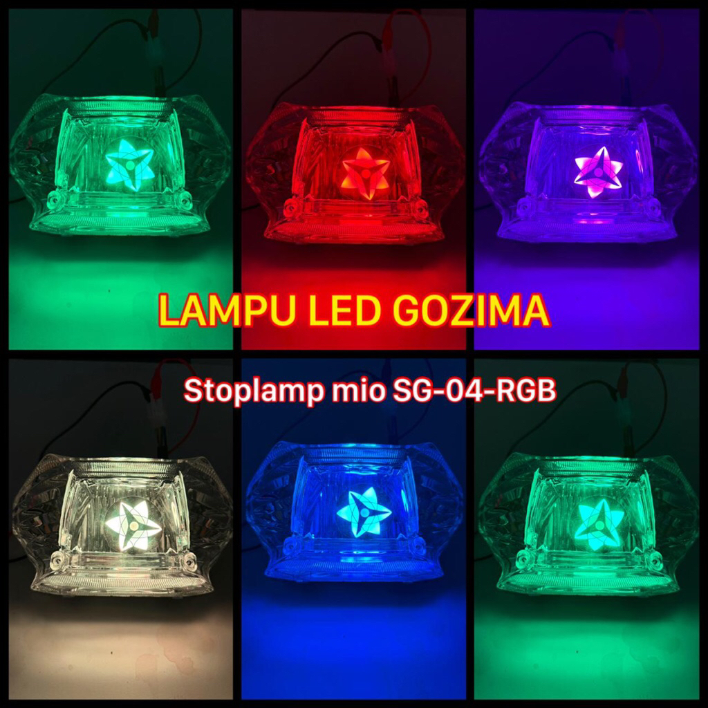 Stoplamp หลอดไฟหยุด Mio sporty Mio smile รุ่น Sharigan SG-04 Anime Naruto ครบชุด