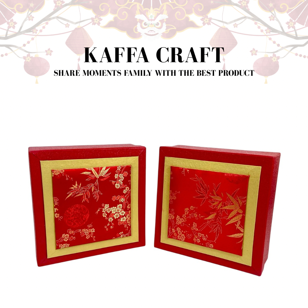 KAFFA CRAFT - กล่องโมเดลตรุษจีนระดับพรีเมี่ยม กล่องกระเช้าตรุษจีน