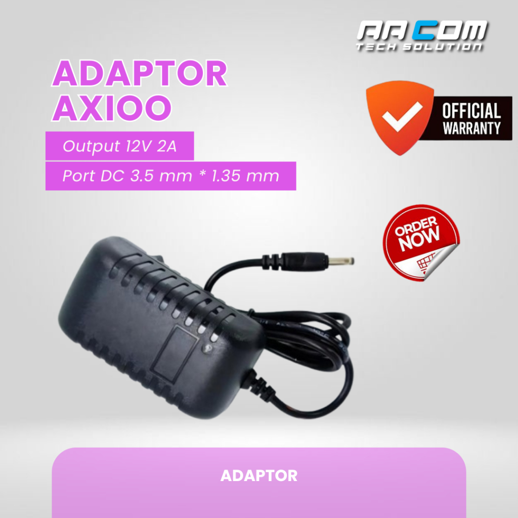 ADAPTER AXIOO MyBook 10 11PLUS 11G 14PLUS 14E 14F 14G 14H 12V 2A