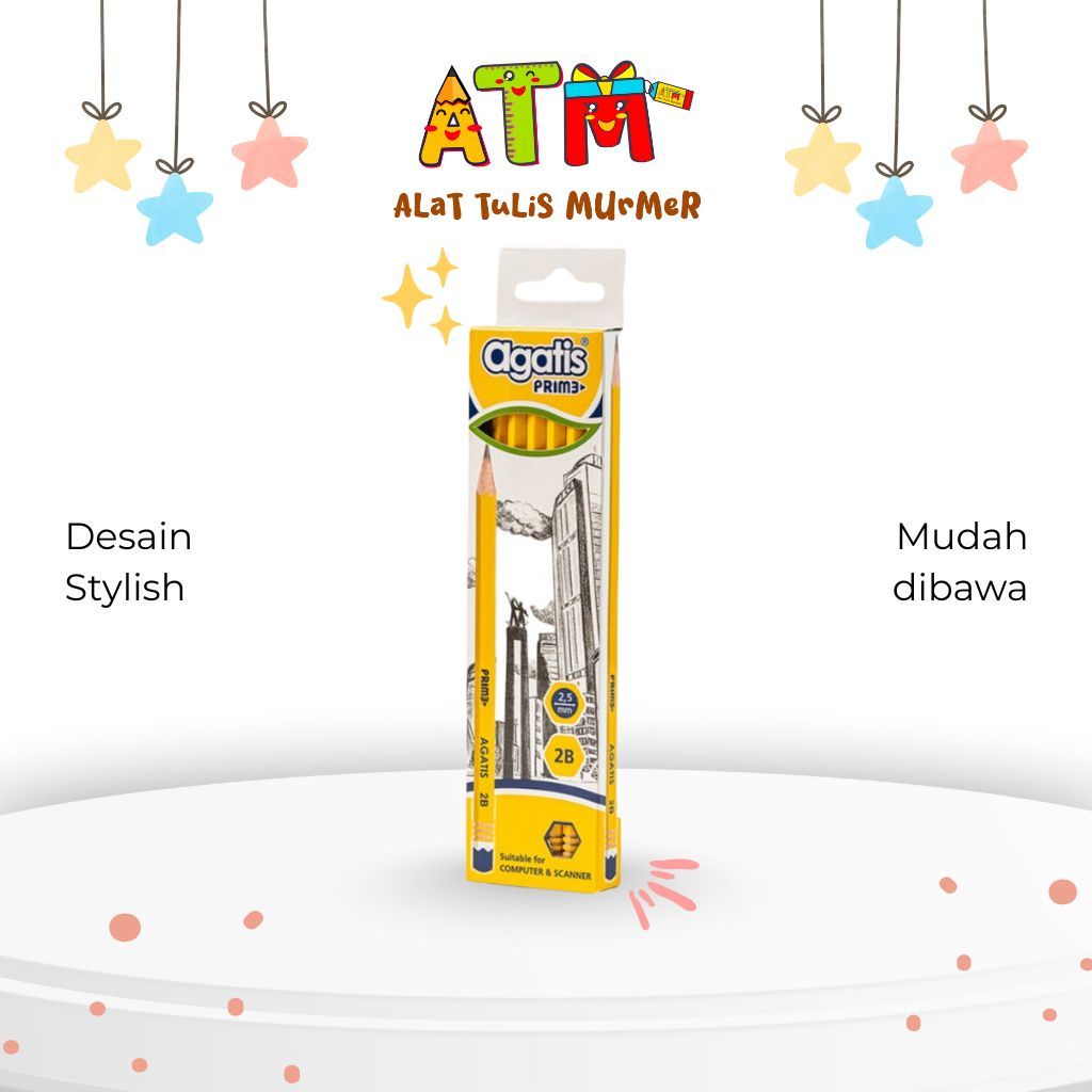ดินสอ HB/ดินสอ B/2B ดินสอ/3B ดินสอ/4B ดินสอ/5B ดินสอ/6B ดินสอ/7B ดินสอ/8B ดินสอ/9B/ดินสอ agatis prim