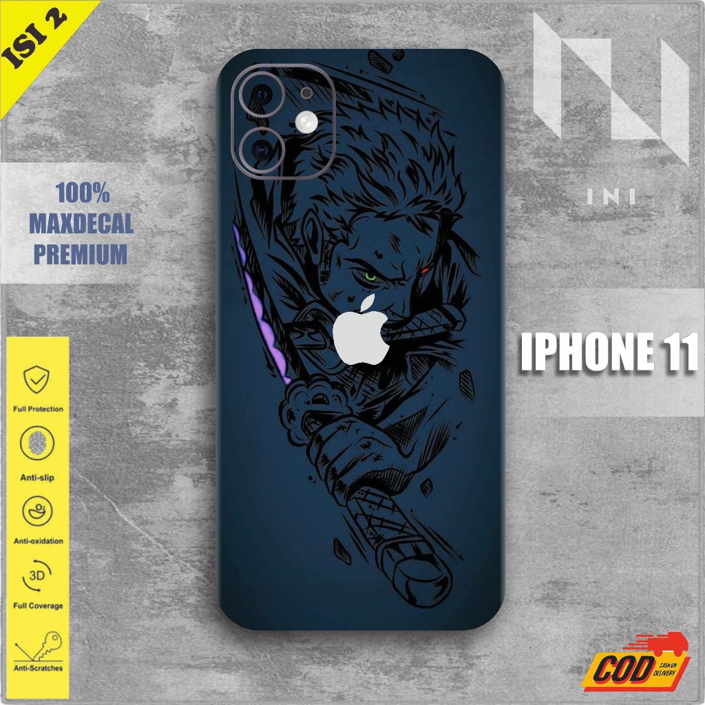 -CONTENTS 2- IPHONE 11 GARSKIN / SKIN PROTECTOR / CASE SKIN FULLBODY / CUT ภาพที่กําหนดเองระดับพรีเม
