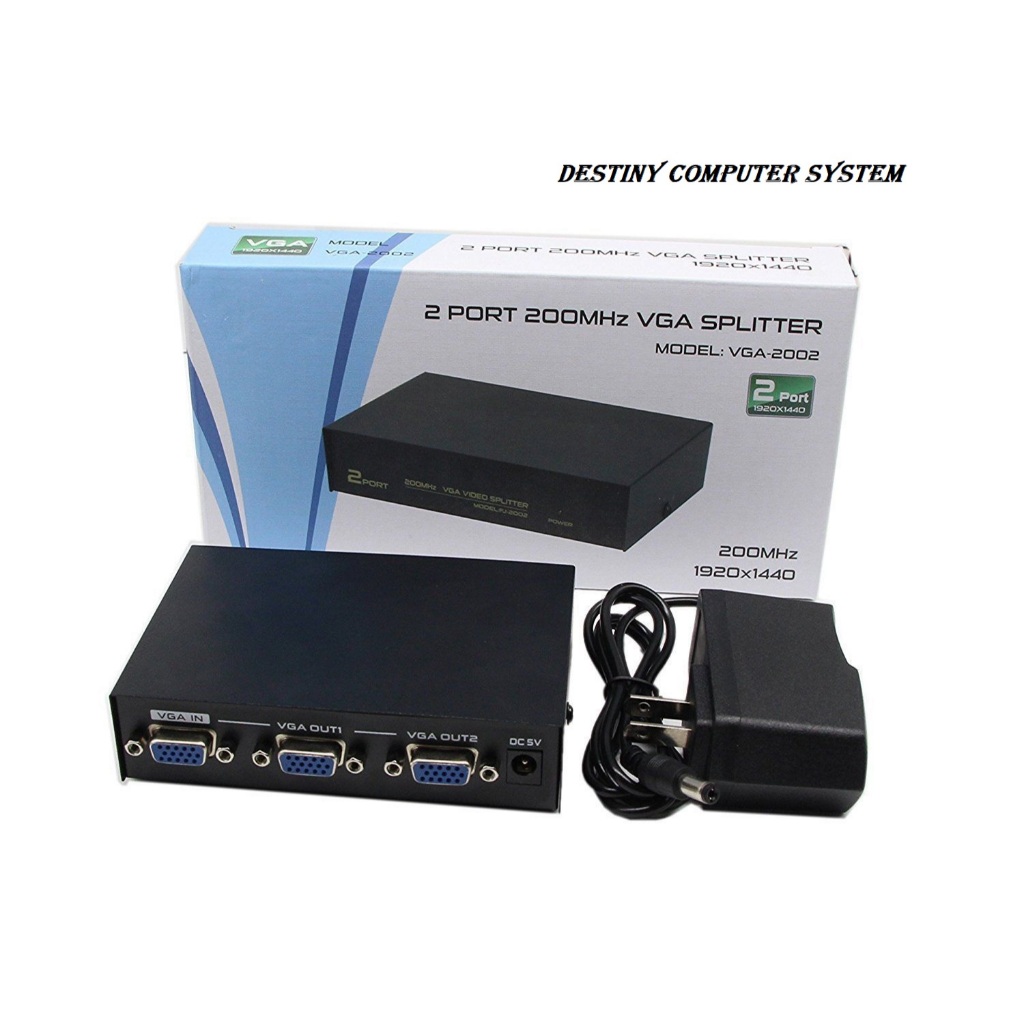VGA Spliter 2Port Box / VGA Spliter 2Port Box