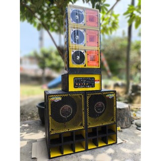 paket lengkap miniatur siap bunyi 8 inch model boster