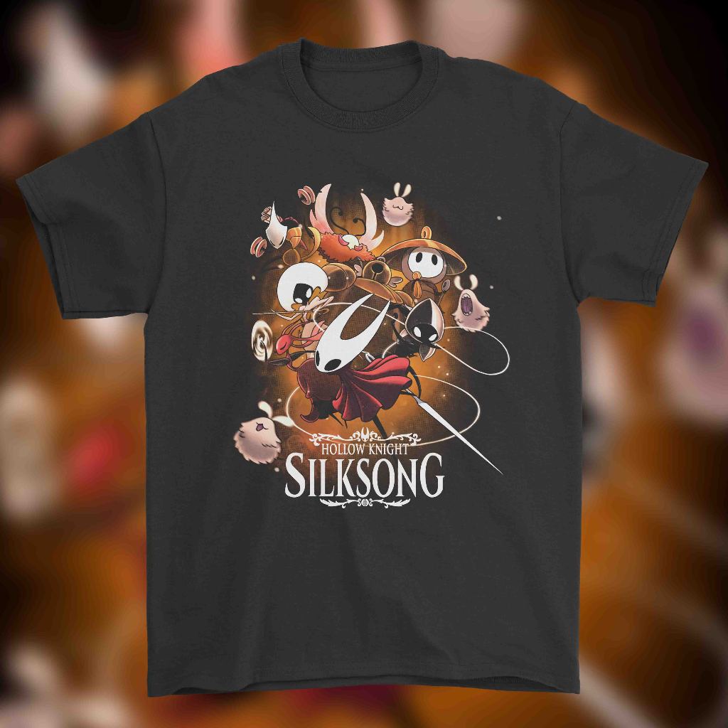 เสื้อยืด SILKSONG THE HORNET HOLLOW KNIGHT - เสื้อยืดสําหรับเล่นเกม