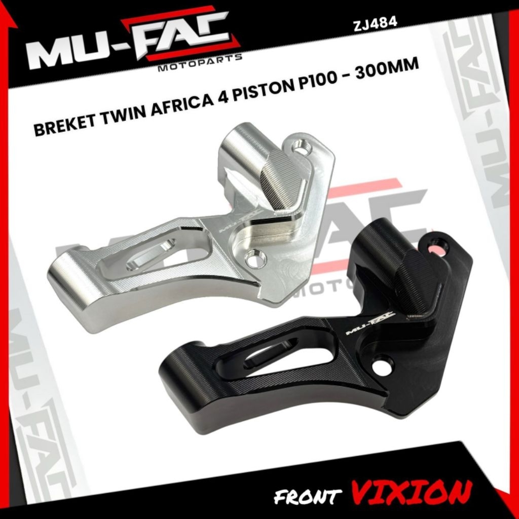 Cnc Bracket สําหรับ 4P Twins Africa / M4 P100 Calipers สําหรับ Vixion / Mxking Disc 300 มม. รถจักรยา