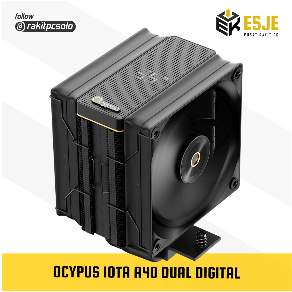 OCYPUS IOTA A40 DUAL FAN BLACK DIGITAL DISPLAY BLACK