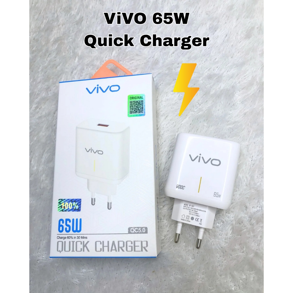 VMB ViVO Charger Adapter 65W Quick Charger Fast Charging