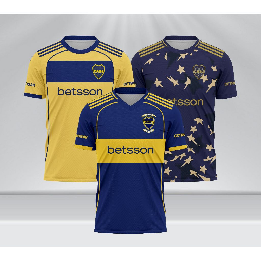 Boca Juniors Home Away Third Jersey 2025 2026 Full Printing