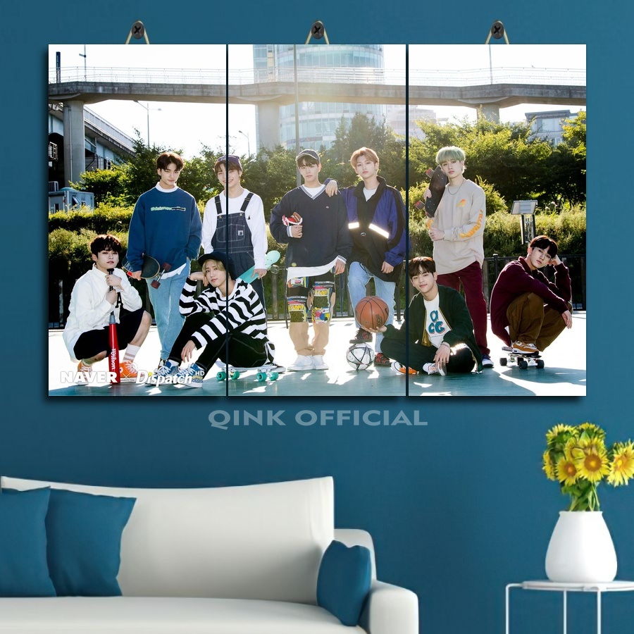 โปสเตอร์ห้องขนาดใหญ่ Stray Kids | Qink อย่างเป็นทางการ| โปสเตอร์ห้องไม้ Stray Kids Kim Seung-Min |Q1