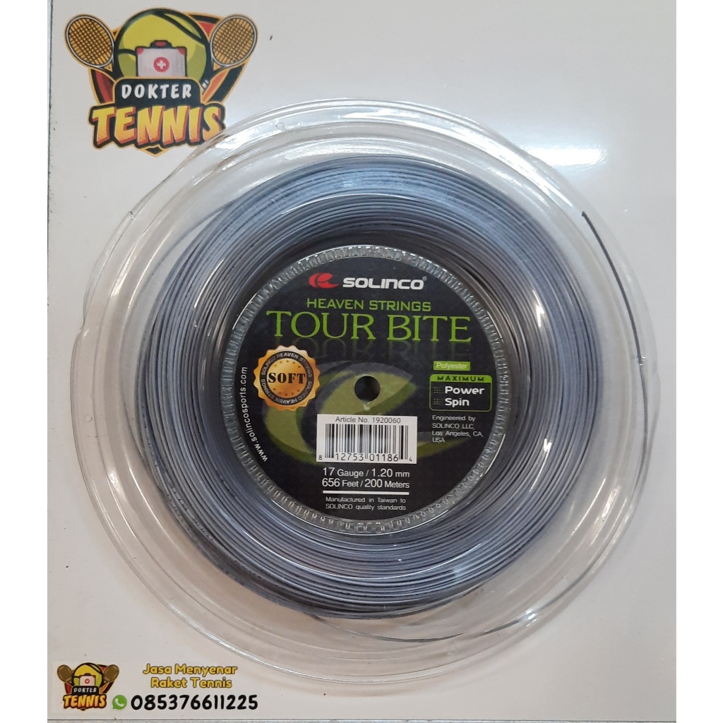 สายเทนนิส Solinco Tour Bite Soft 17g 1.20mm