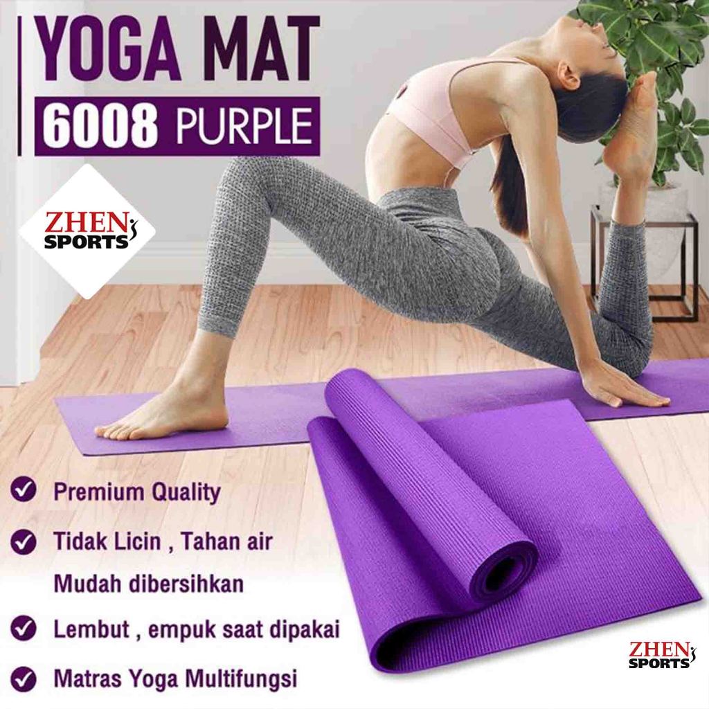 ZHEN SPORT Yoga Matt Gym เสื่อกีฬาฟิตเนสในร่มและกลางแจ้ง