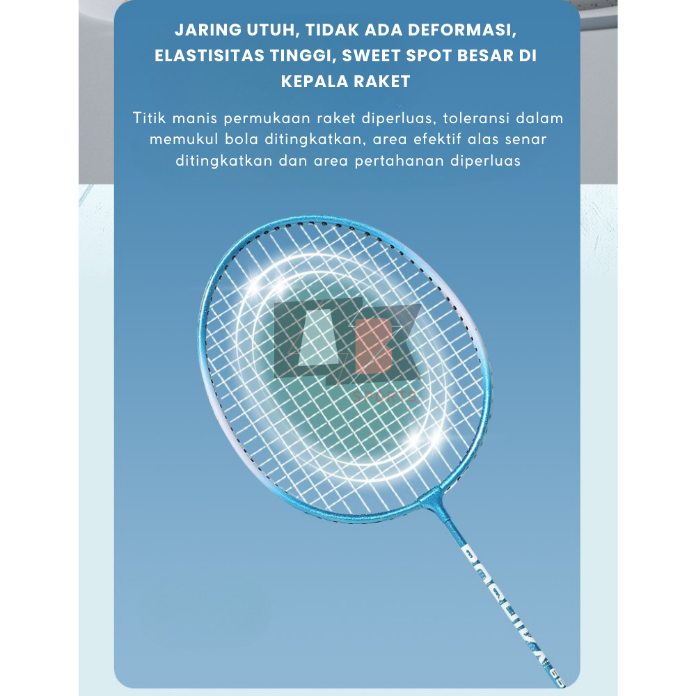 ABSPORTS - BADMINTON CKET COMPLETE PACKAGE 2 CKETS + 3 KOCK + 1 BAG / BADMINTON CKET