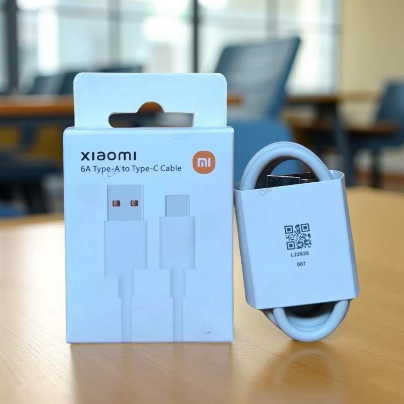 XIAOMI 6A TYPE-C CABLE / XIAOMI TYPE C TURBO CHARGE 6 CAMPERE FAST CHARGING 67W DATA CABLE