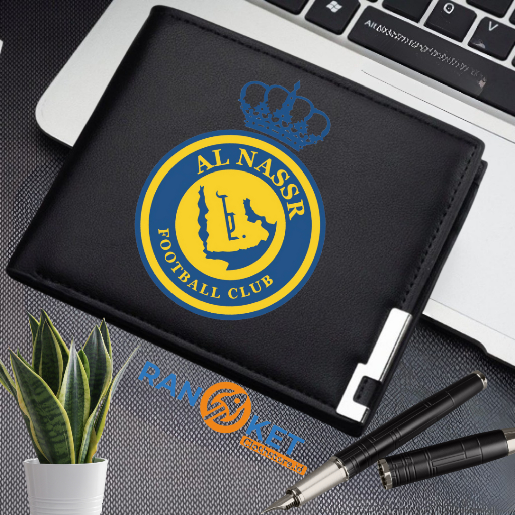 Al Nasr กระเป๋าสตางค์เด็ก I Al Nasr กระเป๋าสตางค์พับผู้ชาย I Al Nassr กระเป๋าสตางค์หนังเด็กสังเคราะห