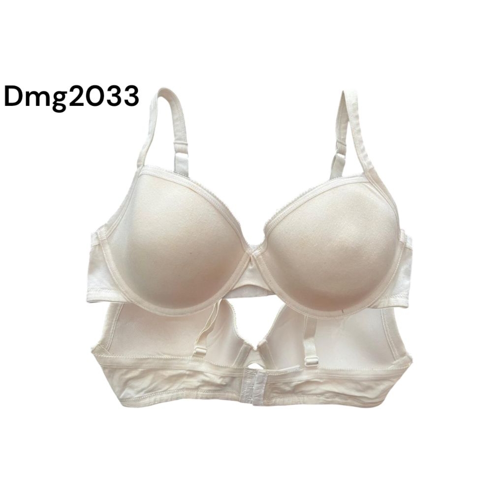 H Dmg2033 บราแบรนด์ บราโฟม underwire bra Rijeck คราบ ขนาด 38C