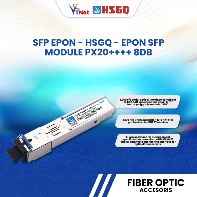 HSGQ SFP PX20+++8db Epon OLT Transceiver HSGQ-Px20+++ 8dBm