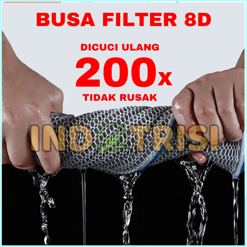 AQUARIUM FOAM AQUARIUM FILTER MEDIA 8D NANO FILTER โฟมปลา POND