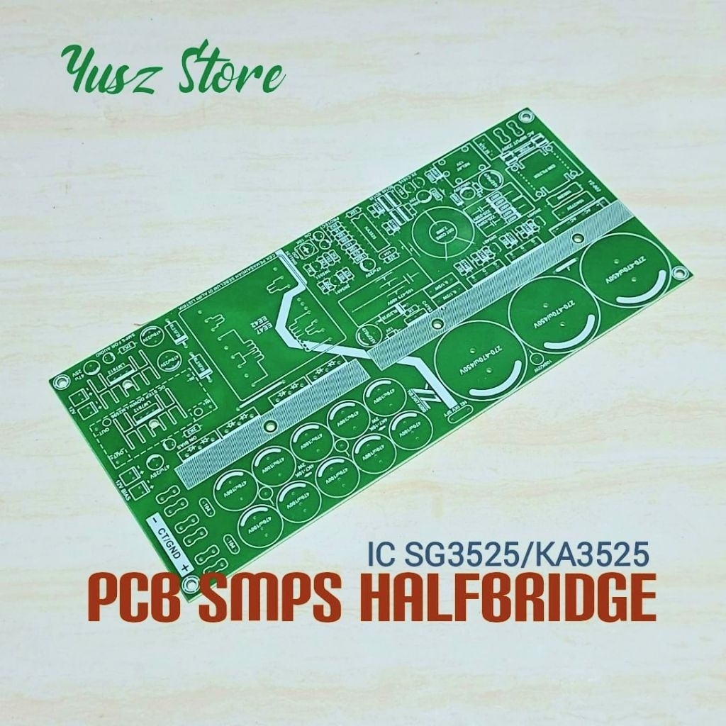PCB SMPS HB Halfbridge PCB Fix วัสดุไฟเบอร์ FR4 แหล่งจ่ายไฟ