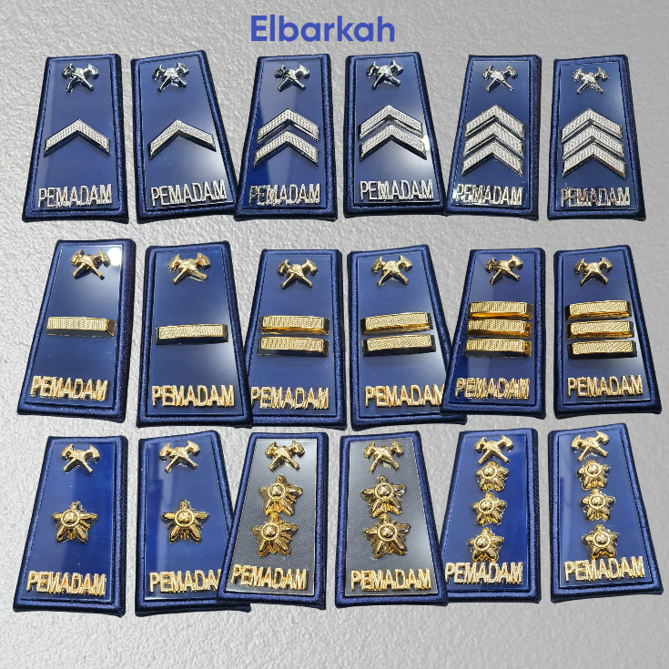 MERAH Premium Gold Pleting Firefinger Rank Complete Group 2A, 2B, 2C, 2D, 3A, 3B, 3C, 3D, 4A, 4B Reg