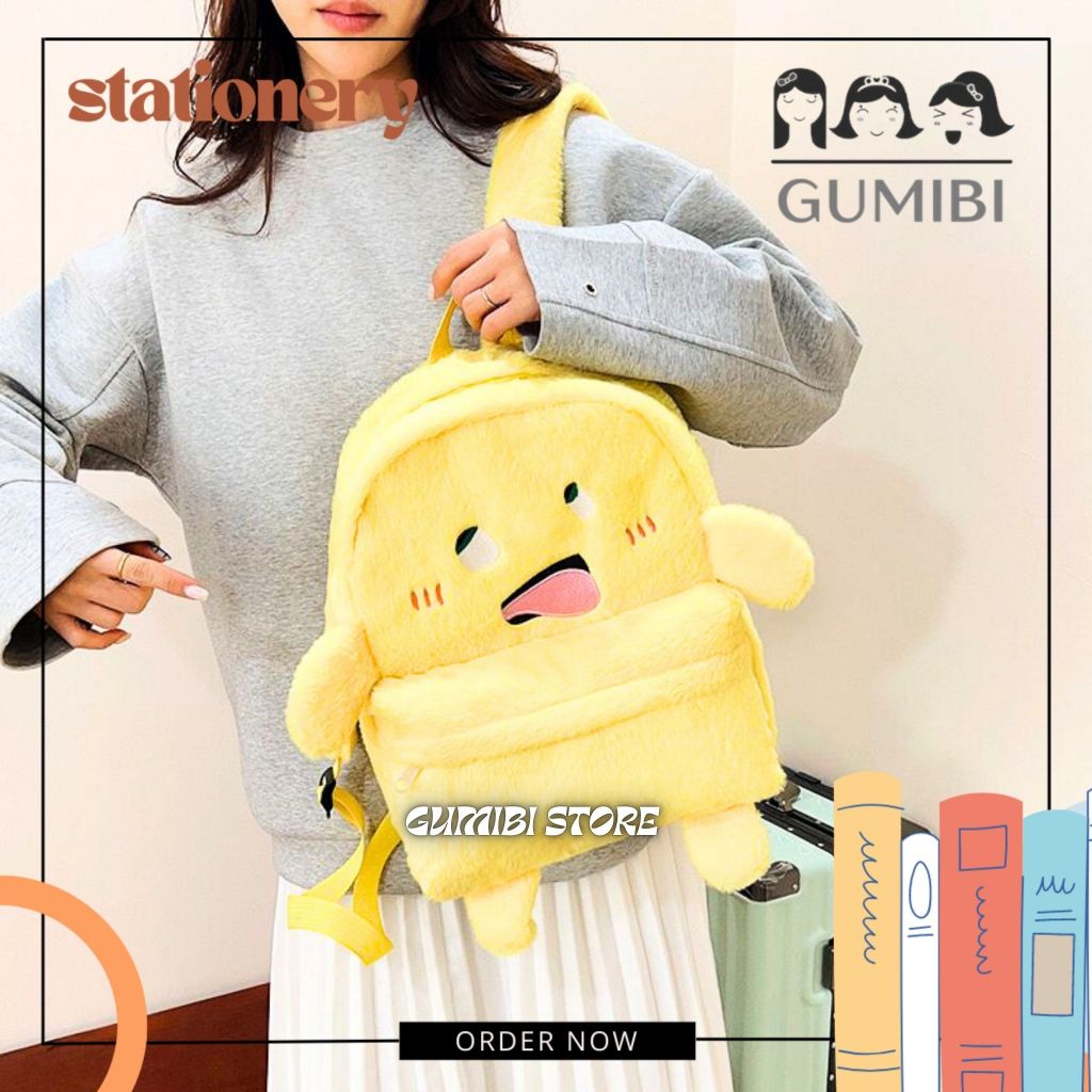NAILONG DINO BAG สีเหลืองน่ารัก NAILONG BACKPACK UNIQUE น่ารัก NAILONG DINO SCHOOL BACKPACK READY