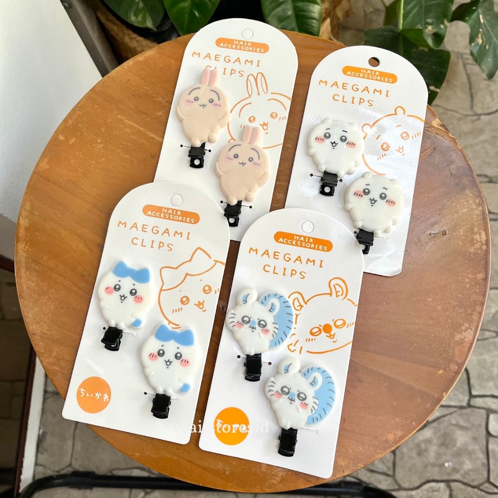 ชุดกิ๊บติดผม กิ๊บติดผม Chikawa การ์ตูนตัวอักษร Hachiware Usagi Chikawa ผมตกแต่ง Jadai น่ารักของขวัญท