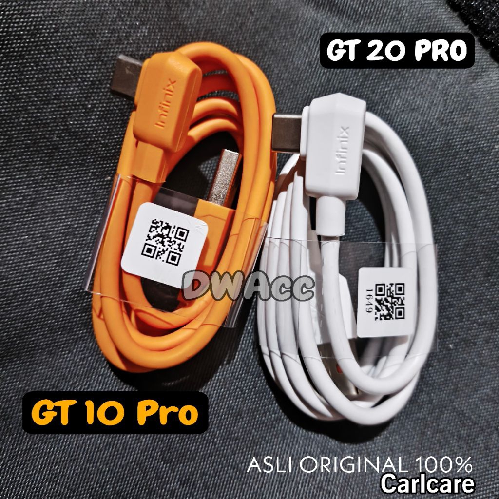 สายเคเบิลข้อมูลสายเคเบิล Infinix GT 20 Pro / Infinix GT 10 Pro Fastchargeing 45W Original 100% Carlc