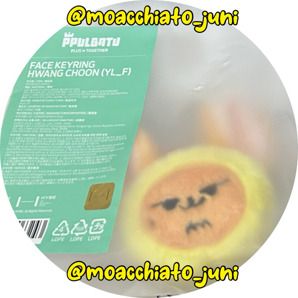 PPULBATU FINDING MOA FACE KEYRING HAWANGCHOON