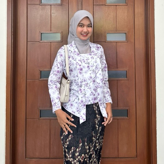 New Floral Jumputan Kutu Kebaya