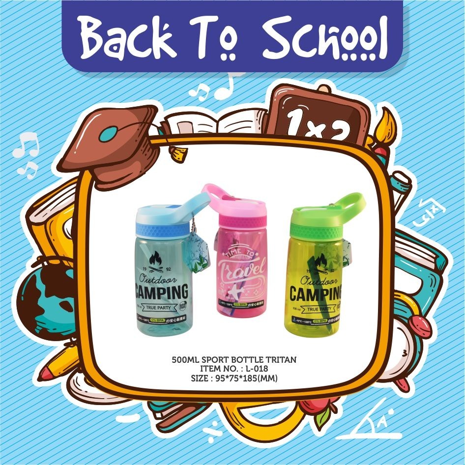 TRITAN L-018 500 ML SPORT WATER BOTTLE